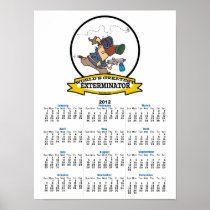 WORLDS GREATEST EXTERMINATOR MEN CARTOON POSTER