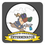 WORLDS GREATEST EXTERMINATOR MEN CARTOON stickers