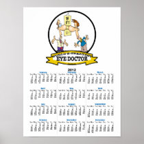 WORLDS GREATEST EYE DOCTOR MEN CARTOON POSTER