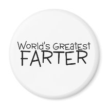 Worlds Greatest Farter Refrigerator Magnet