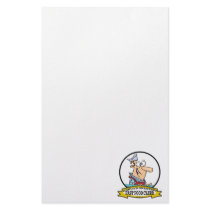 WORLDS GREATEST FAST FOOD CLERK MEN CARTOON STATIONERY
