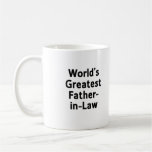  World's Greatest Father-in-Law Mug