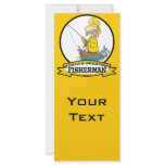 WORLDS GREATEST FISHERMAN MEN CARTOON rack cards