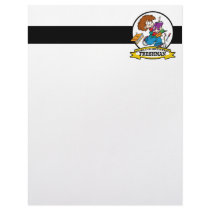 WORLDS GREATEST FRESHMAN BOY CARTOON LETTERHEAD TEMPLATE