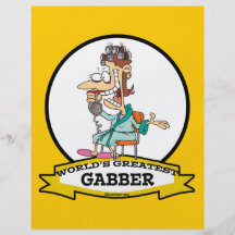 WORLDS GREATEST GABBER CARTOON FLYERS
