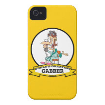 WORLDS GREATEST GABBER CARTOON iPhone 4 CASES