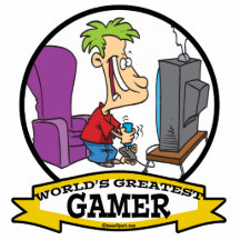WORLDS GREATEST GAMER II CARTOON PHOTO CUT OUTS
