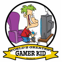 WORLDS GREATEST GAMER KID CARTOON PHOTO SCULPTURE