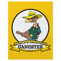 WORLDS GREATEST GANGSTER MEN CARTOON FLYER DESIGN