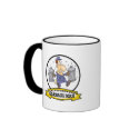 WORLDS GREATEST GARBAGE MAN CARTOON mugs
