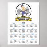 WORLDS GREATEST GARBAGE MAN CARTOON POSTERS