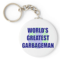 World's Greatest Garbageman Key Chains