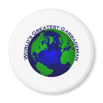World's Greatest Garbageman Fridge Magnets