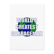 World's Greatest Garbageman Postcard