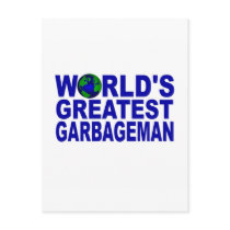 World's Greatest Garbageman Postcards