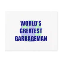 World's Greatest Garbageman Post Card