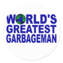 World's Greatest Garbageman stickers