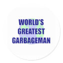 World's Greatest Garbageman stickers