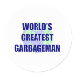 World's Greatest Garbageman stickers