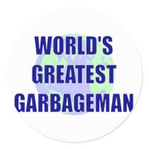 World's Greatest Garbageman Stickers