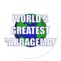 World's Greatest Garbageman stickers
