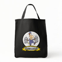 WORLDS GREATEST GARBOLOGIST MEN CARTOON BAGS