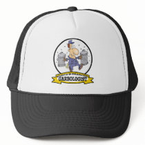 WORLDS GREATEST GARBOLOGIST MEN CARTOON MESH HAT