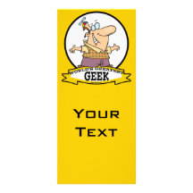 WORLDS GREATEST GEEK II CARTOON RACK CARDS