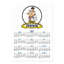 WORLDS GREATEST GEEK MEN CARTOON BUSINESS CARD