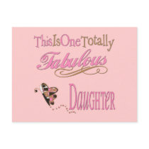 World's Greatest Gifts For Daughters Post Card