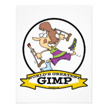 WORLDS GREATEST GIMP WOMEN CARTOON INVITATIONS