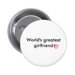 World's greatest girlfriend Button