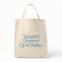Worlds Greatest GodFather Canvas Bag