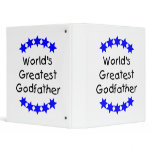 World's Greatest Godfather (blue stars) binders