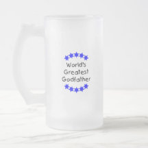 World's Greatest Godfather (blue stars) Mug