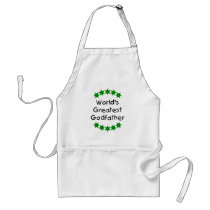 World's Greatest Godfather (green stars) Apron