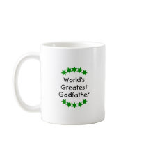 World's Greatest Godfather (green stars) Mug