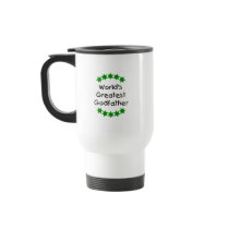 World's Greatest Godfather (green stars) Mugs