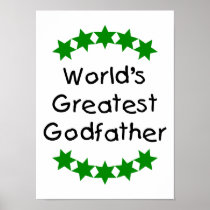 World's Greatest Godfather (green stars) Poster
