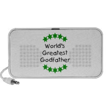 World's Greatest Godfather (green stars) iPod Speakers