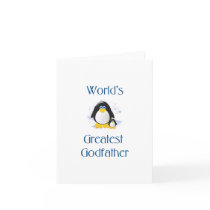 World's Greatest Godfather (penguin) Card