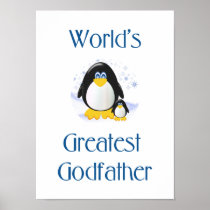 World's Greatest Godfather (penguin) Print