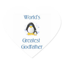 World's Greatest Godfather (penguin) Stickers