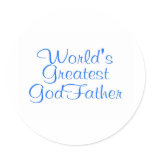 Worlds Greatest GodFather stickers