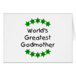 World's Greatest Godmother (green stars) cards