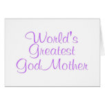 Worlds Greatest GodMother Greeting Cards