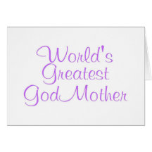Worlds Greatest GodMother Greeting Cards