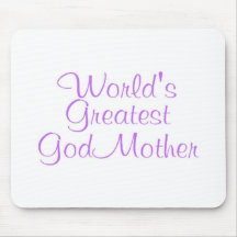 Worlds Greatest GodMother Mouse Pads
