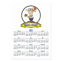 WORLDS GREATEST GOODY GOODY CARTOON BUSINESS CARD TEMPLATE