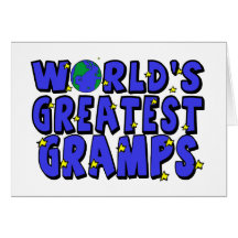 World's Greatest   Gramps Greeting Card